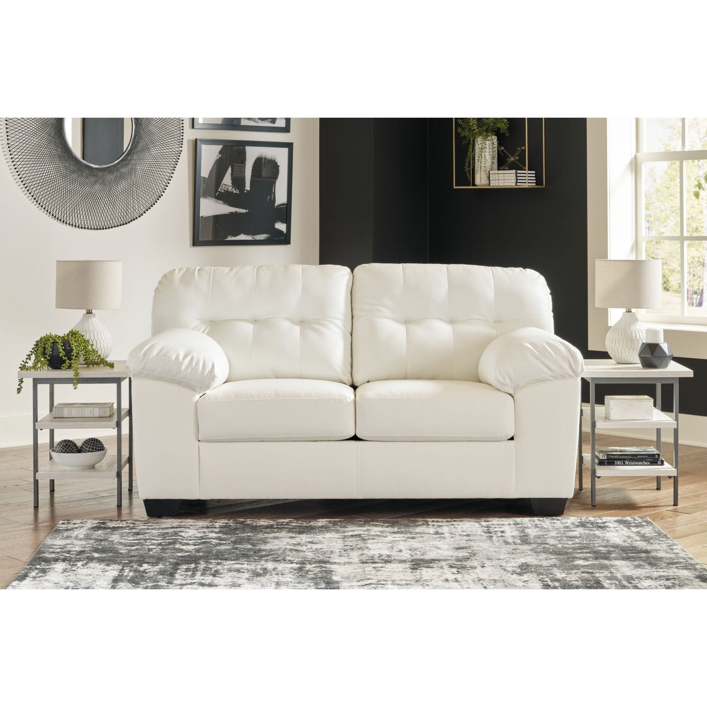 Causeuse Donlen - Blanc