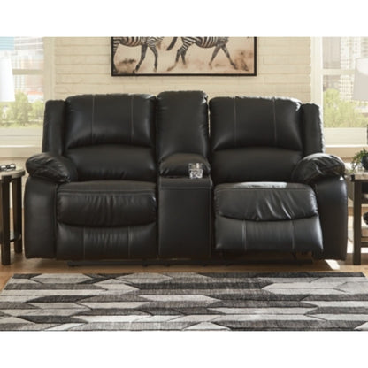 Causeuse inclinable avec console Calderwell - Noir