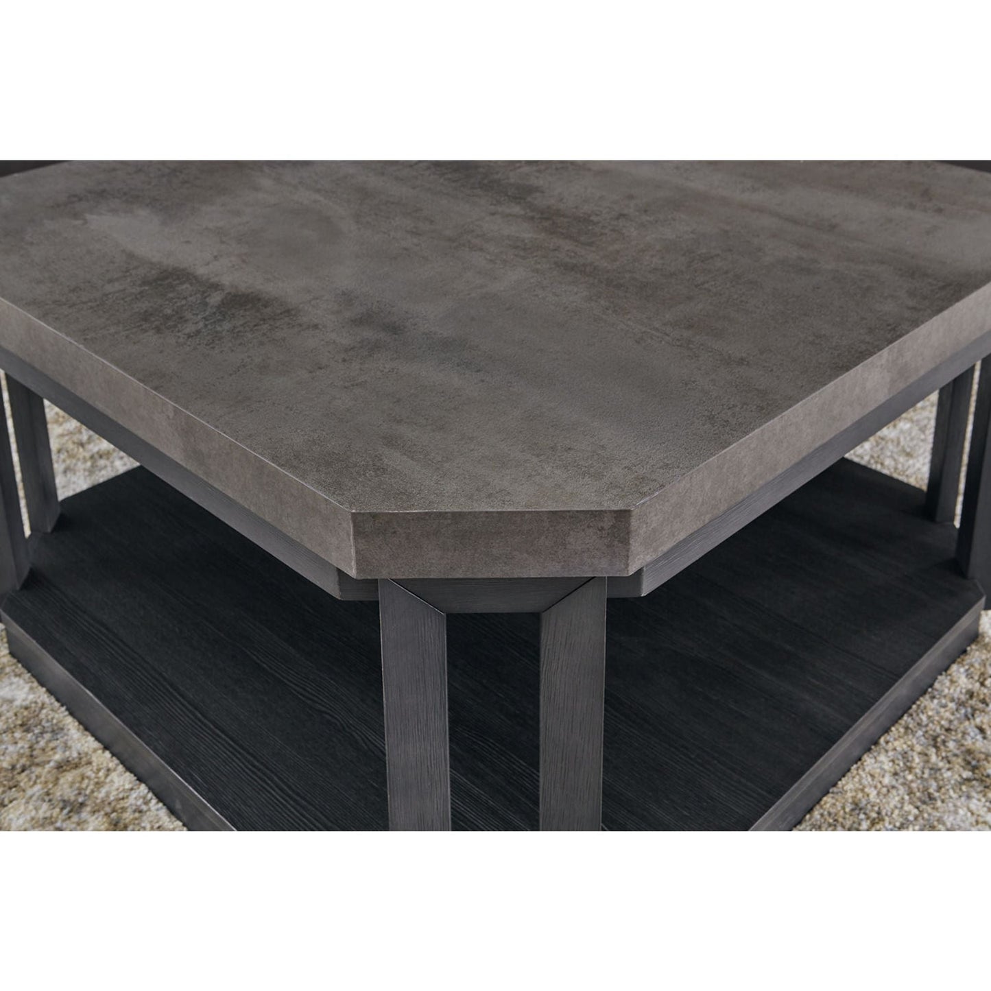 Lot de 3 tables Bonilane - Noir/Gris
