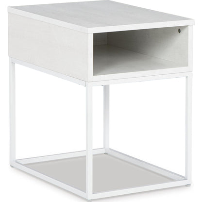 Table d'appoint Deznee - Blanc