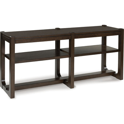 Table basse Breckington - Marron foncé