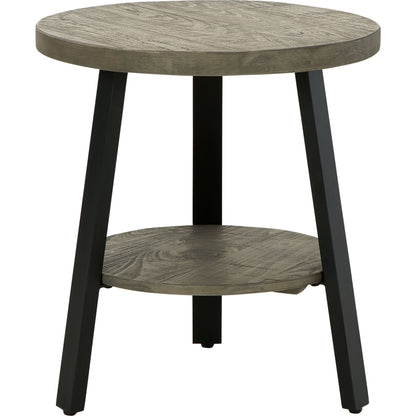 Table d'appoint Brennegan - Gris/Noir