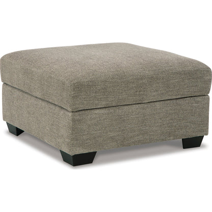 Pouf de rangement Creswell - Pierre