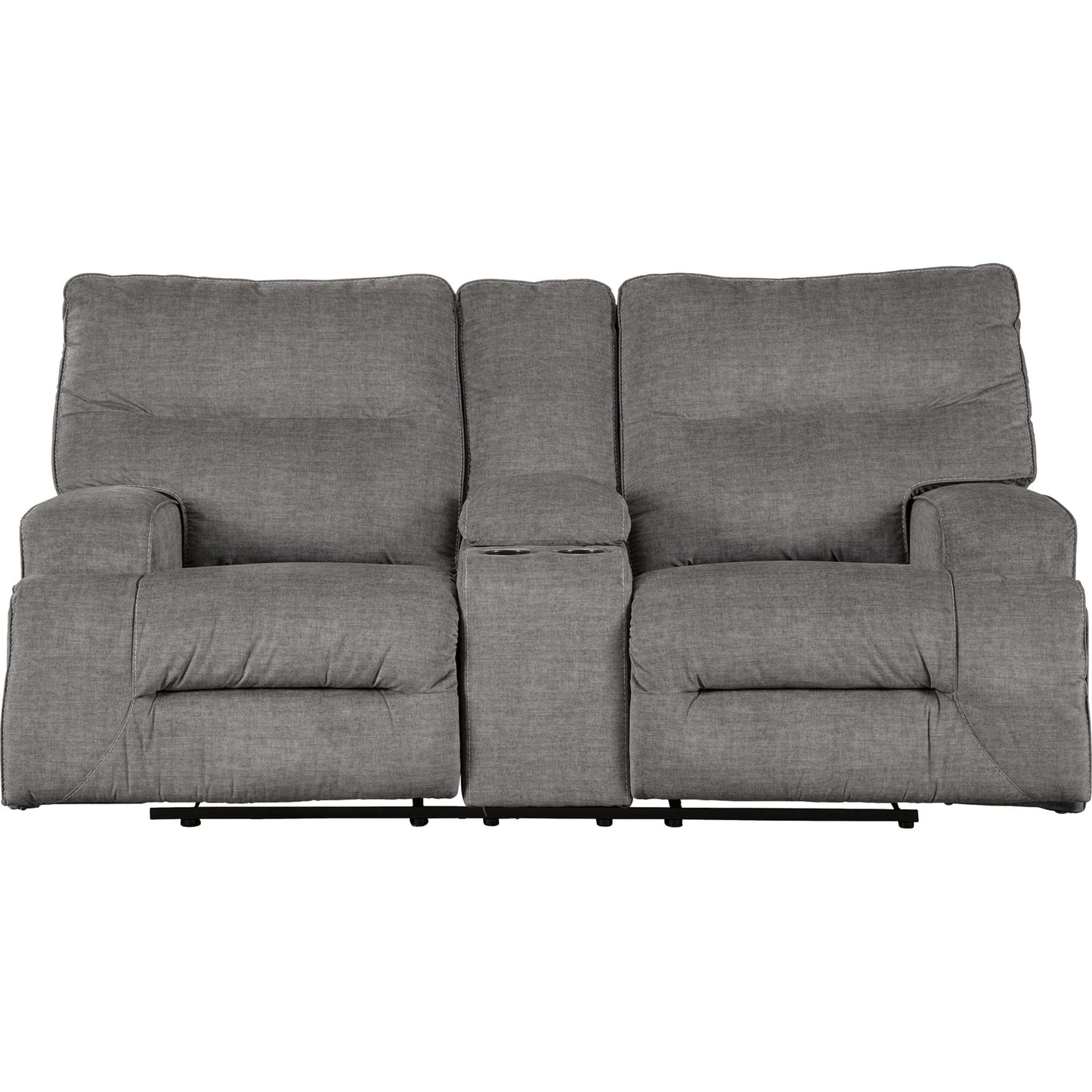 Canapé inclinable Coombs avec console - Anthracite