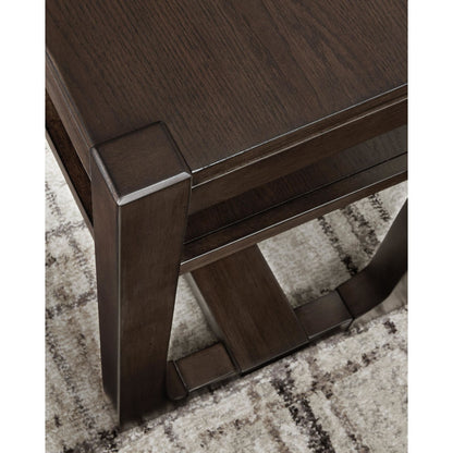 Table basse Breckington - Marron foncé