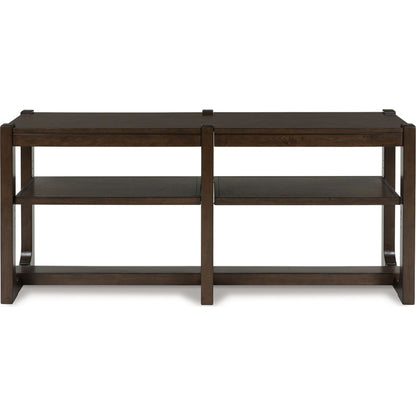 Table basse Breckington - Marron foncé