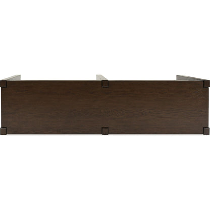 Table basse Breckington - Marron foncé