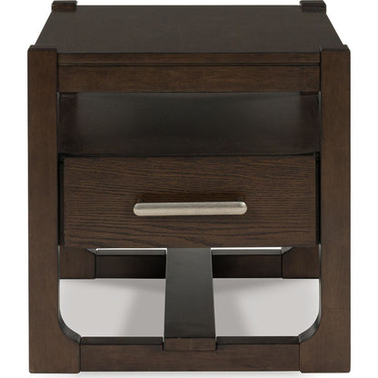 Table d'appoint Breckington - Marron foncé