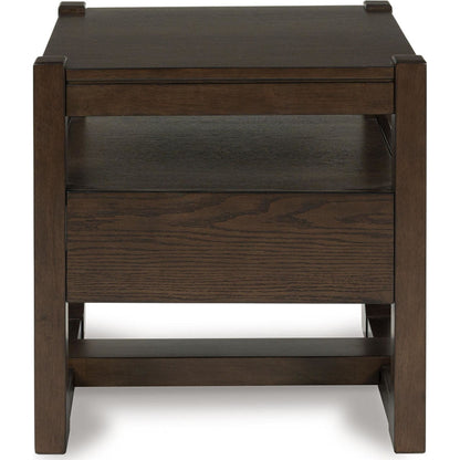 Table d'appoint Breckington - Marron foncé