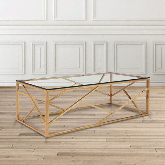 Table basse Carole - Doré