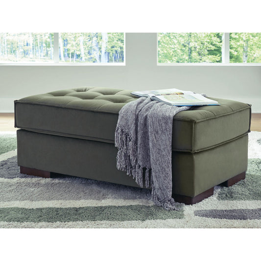 Pouf d'appoint surdimensionné Caspian-Town - Olive