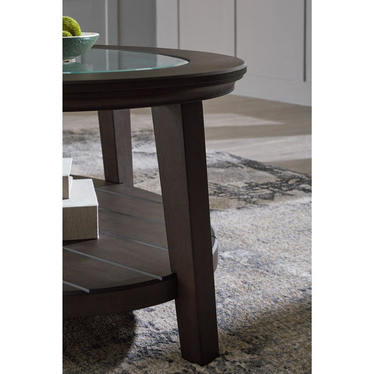 Table basse Celamar - Marron foncé