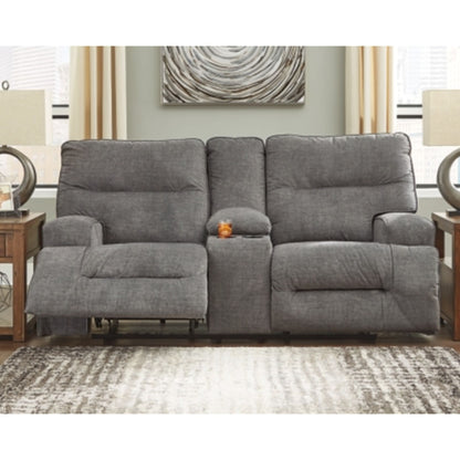 Canapé inclinable Coombs avec console - Anthracite
