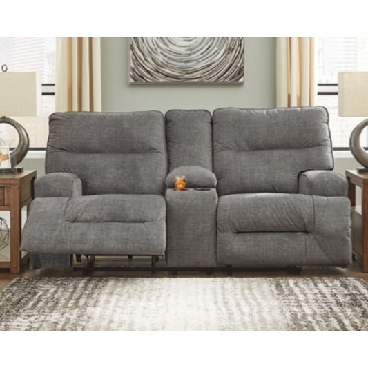 Canapé inclinable Coombs avec console - Anthracite