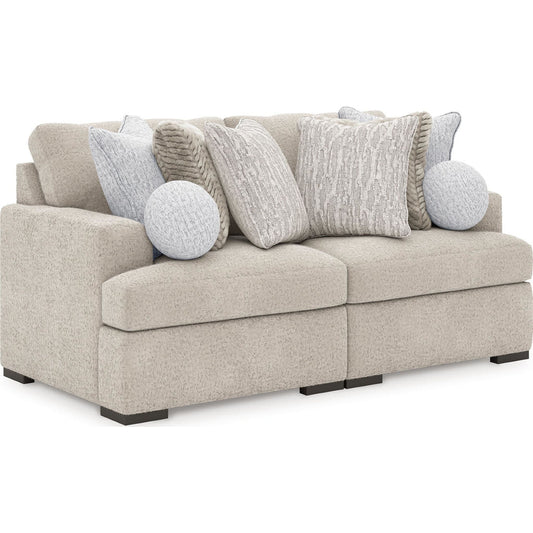 Canapé d'angle modulaire 2 pièces Cuddle Plush - Arctic
