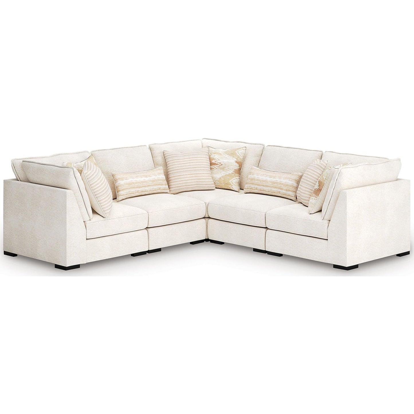 Canapé modulable Donelson Creek 5 pièces - Vanille