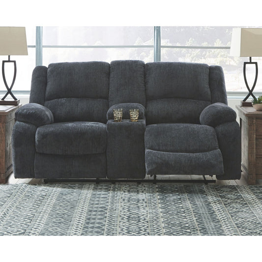 Causeuse inclinable Draycoll avec console - Ardoise