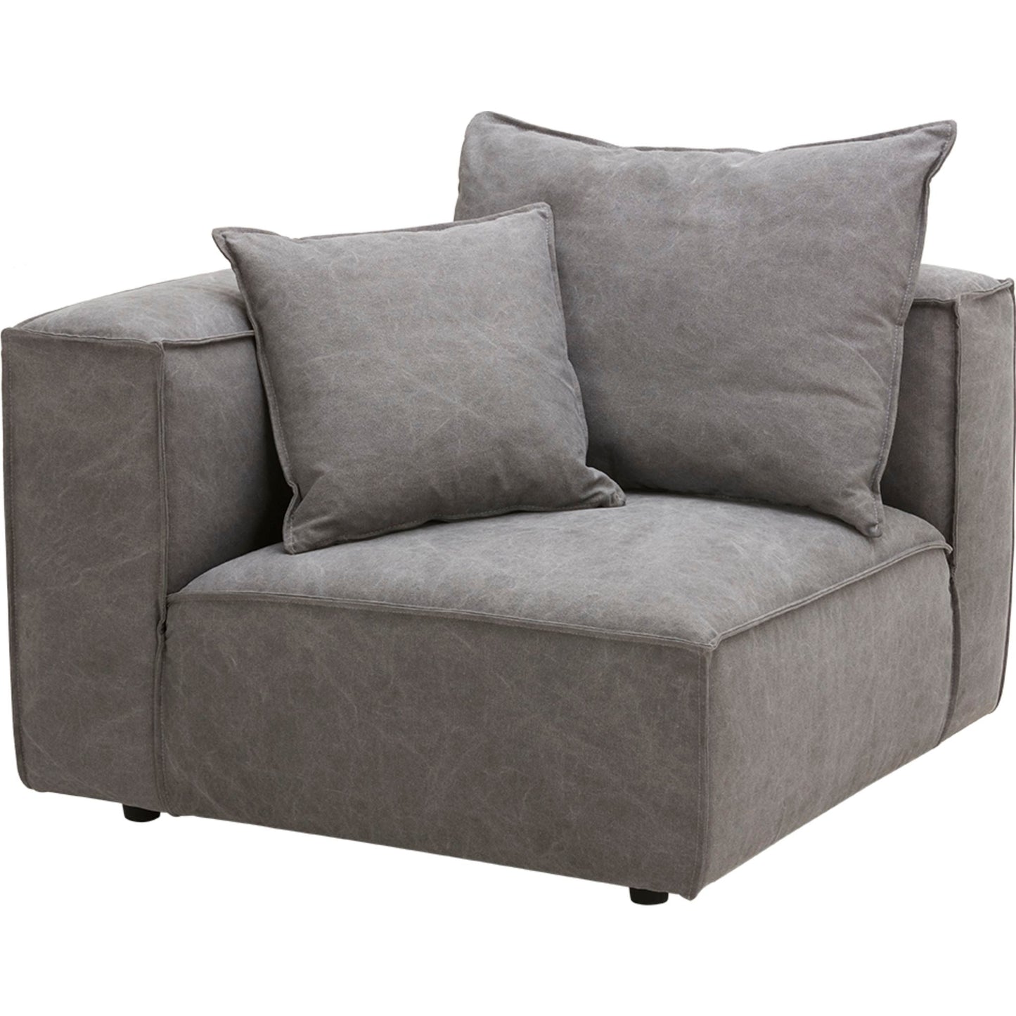 Canapé modulable Angela 5 pièces - Capricorne Anthracite