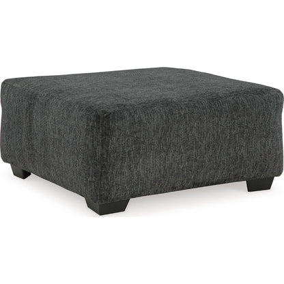 Pouf d'appoint surdimensionné Biddeford - Ébène