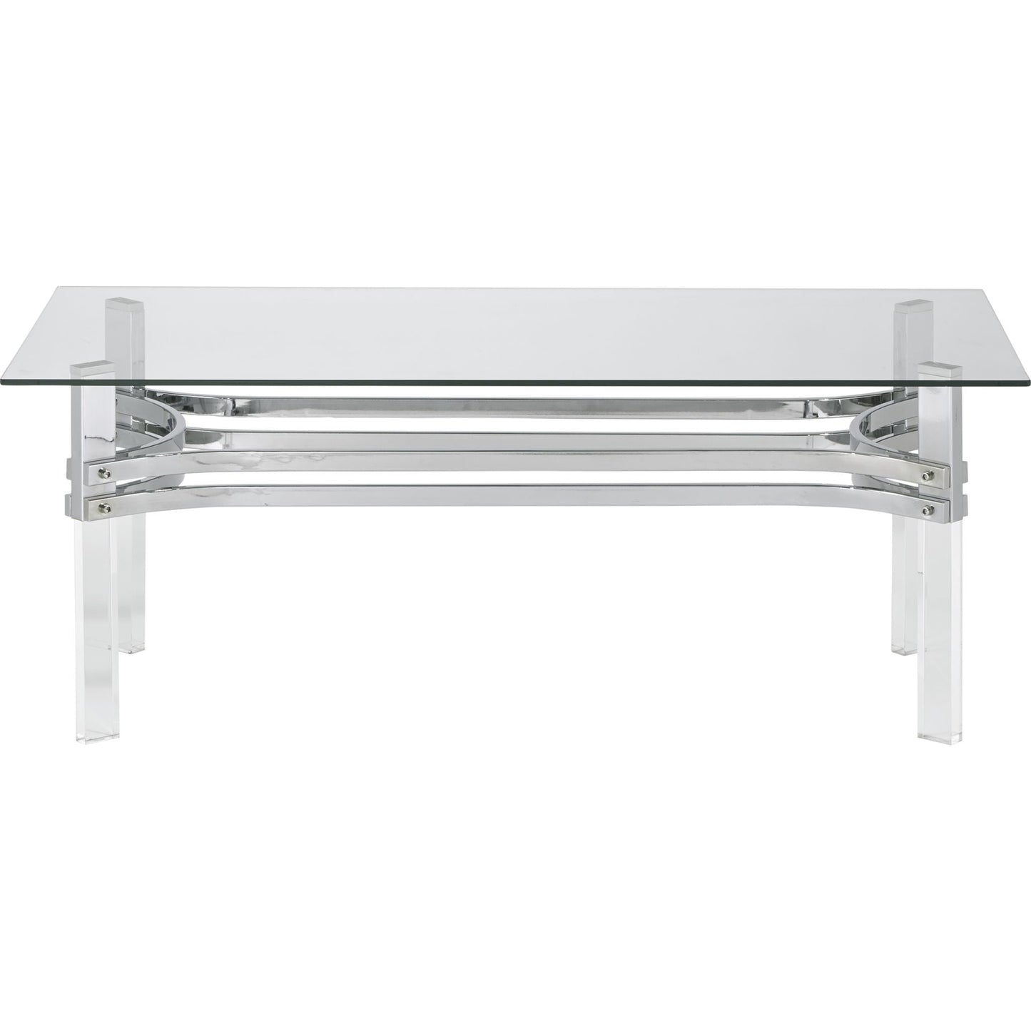 Table basse Braddoni - Finition chromée