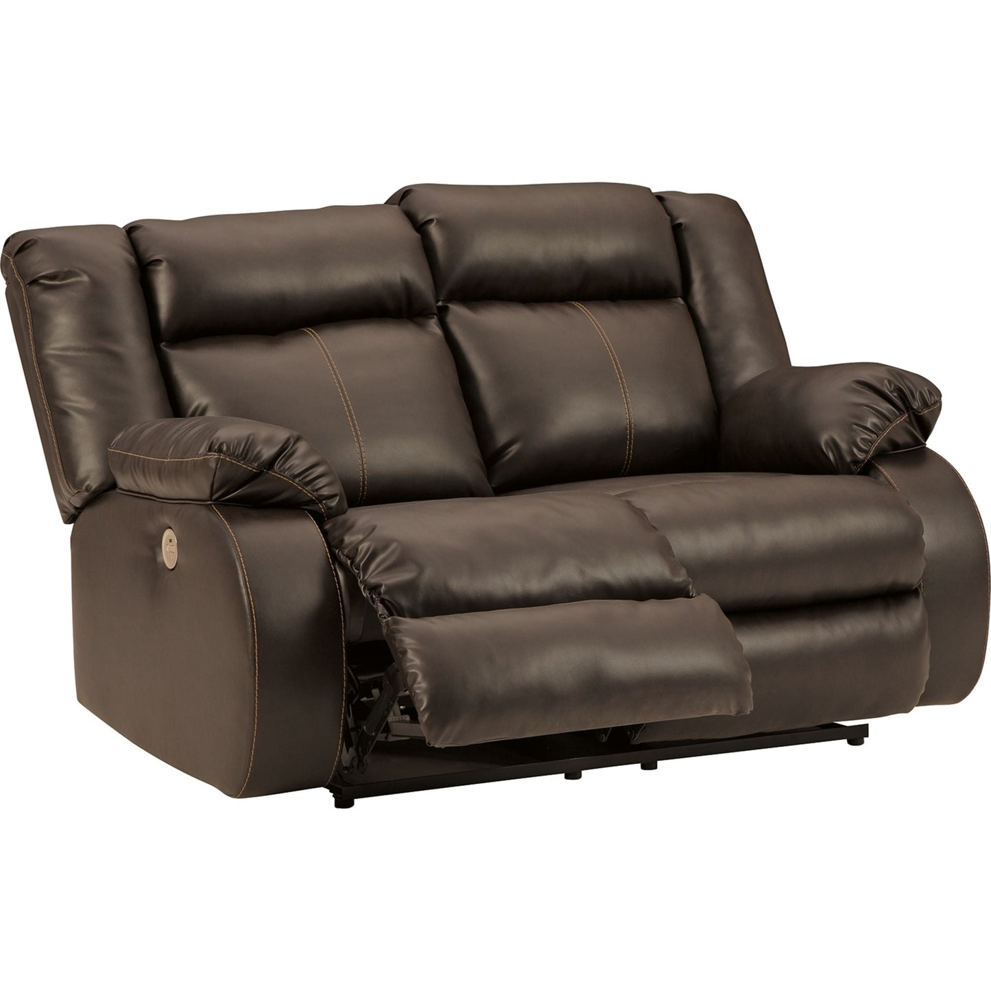 Causeuse inclinable électrique Denoron - Chocolat