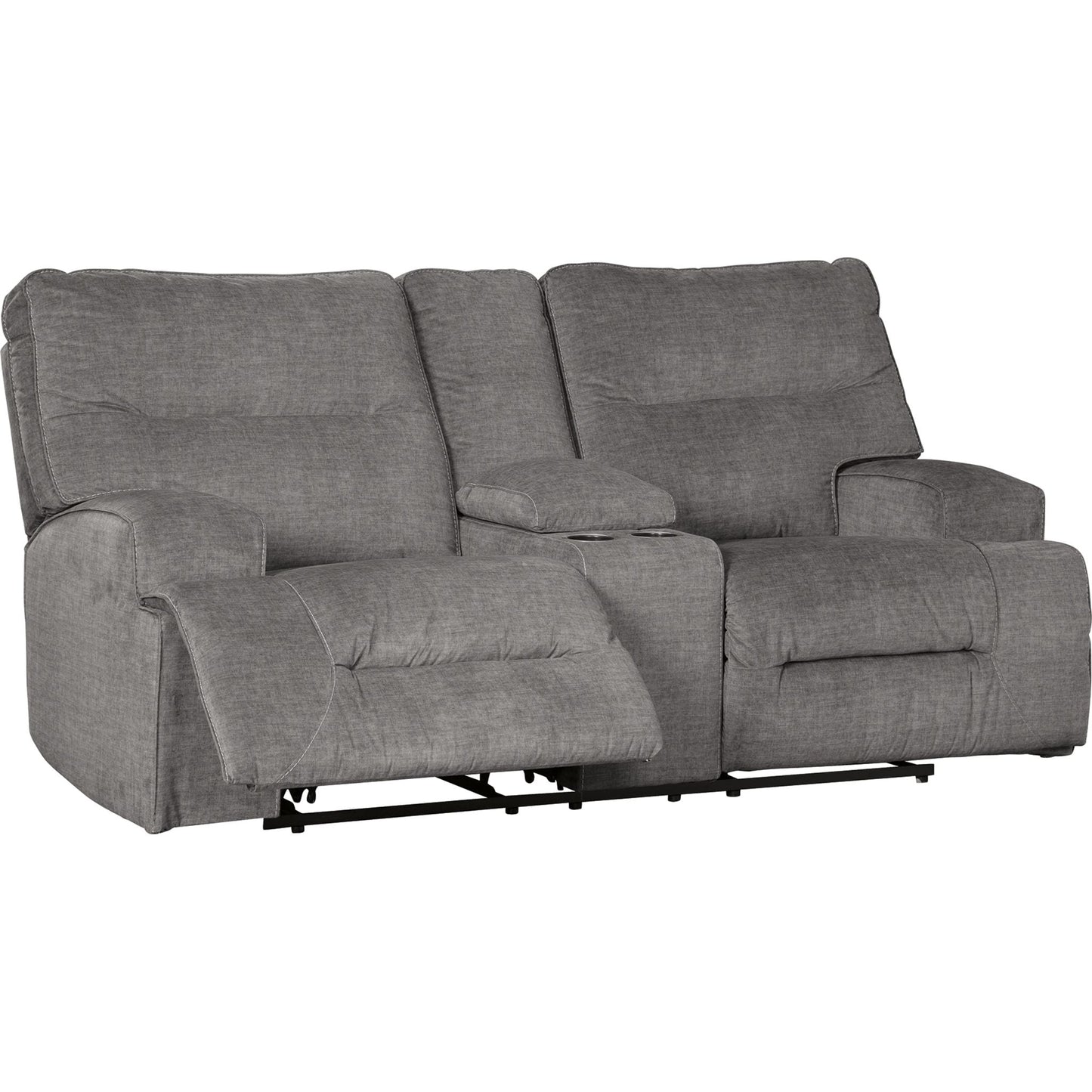 Canapé inclinable Coombs avec console - Anthracite