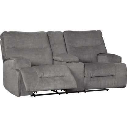 Canapé inclinable Coombs avec console - Anthracite