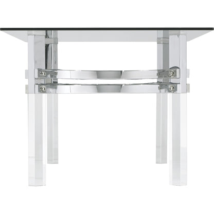 Table basse Braddoni - Finition chromée