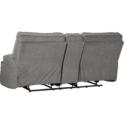 Causeuse inclinable électrique Coombs avec console - Anthracite