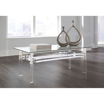 Table basse Braddoni - Finition chromée