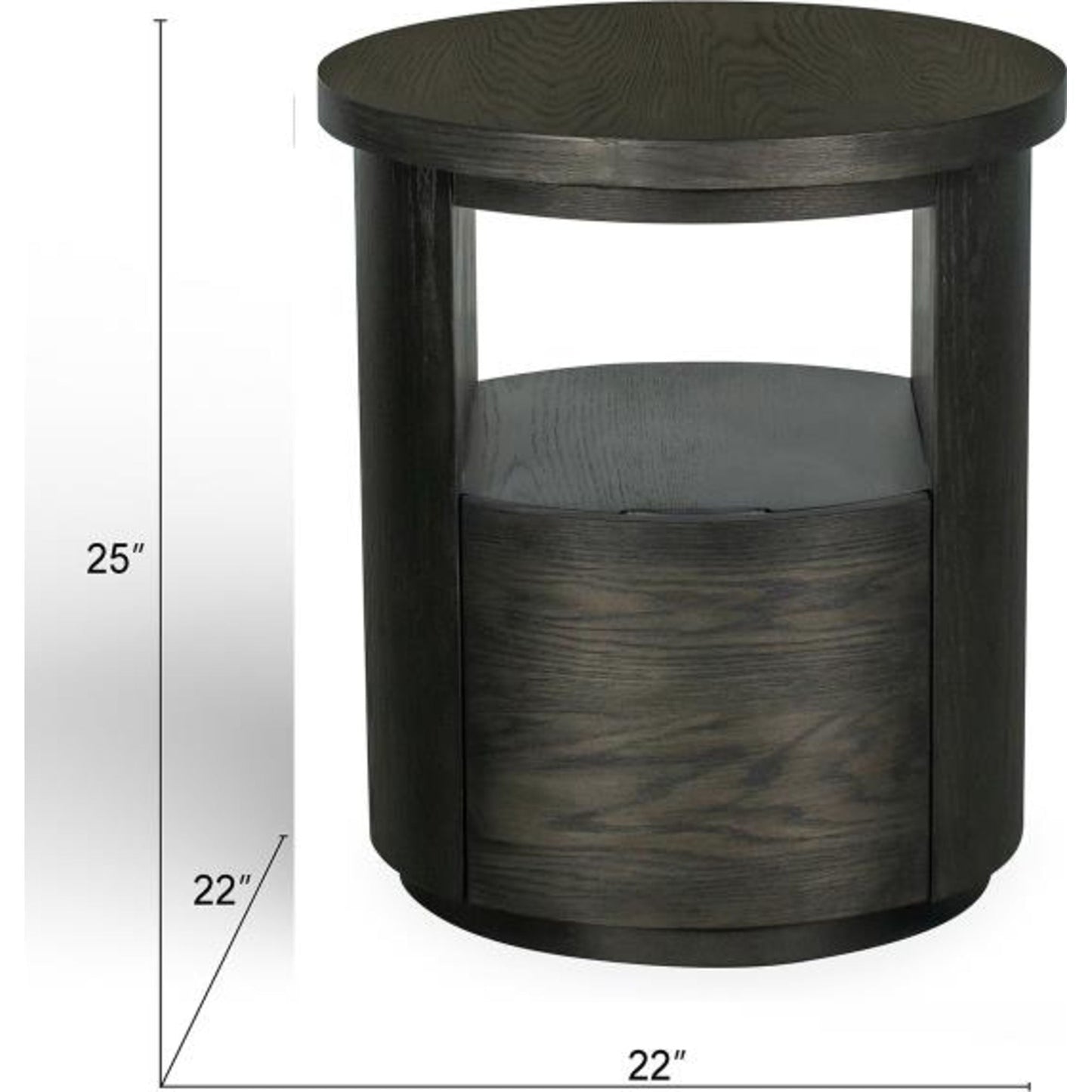 Table d'appoint Bosley - Grain de café