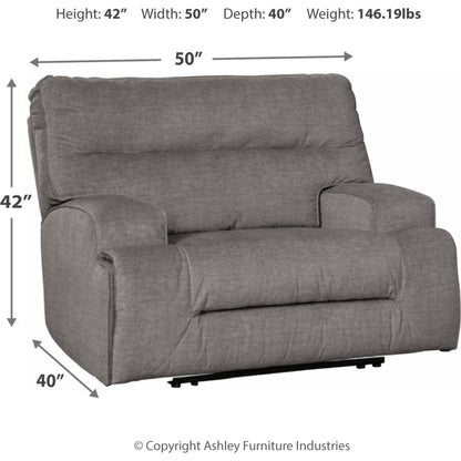Fauteuil inclinable Coombs à siège large - Anthracite