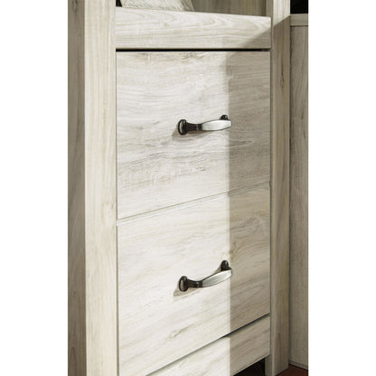 Meuble de divertissement Bellaby 5 pièces - Blanchi à la chaux