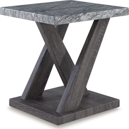 Lot de 3 tables Bensonale - Marron/Gris